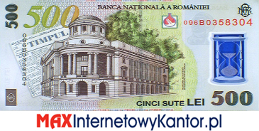 200 lei rumuński 2005 r. awers