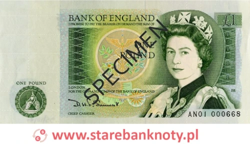 widok banknotu 