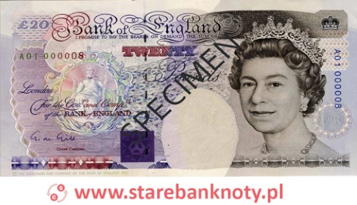 widok banknotu 