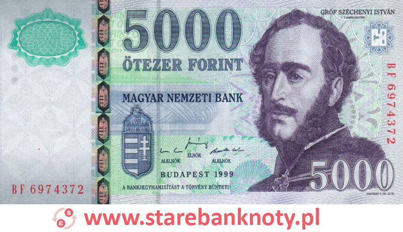 widok banknotu 